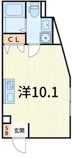 APT柴又【1階】の間取り