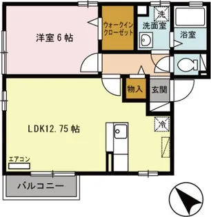 D-ROOM グランウィット202【2階】の間取り
