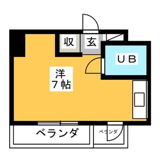 パークマンション神宮【1階】の間取り
