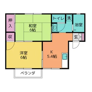 メゾン熊の前【2階】の間取り