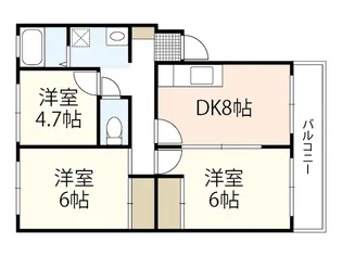 矢野ビル【1階】の間取り