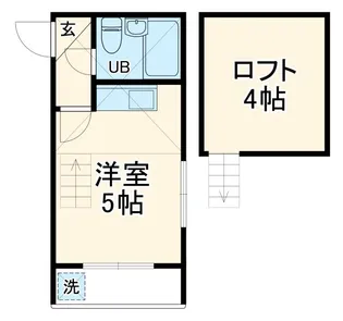 ジュネパレス市川第3【1階】の間取り