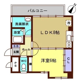 リブ・スイート駅西【3階】の間取り