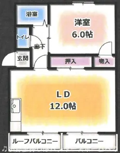 春日ダイヤモンドハイム【2階】の間取り