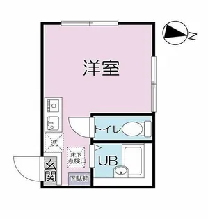 グリーンライト菊名【1階】の間取り