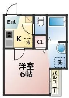バーン ホンデーン【2階】の間取り