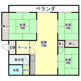 サニーコーポラス【2階】の間取り