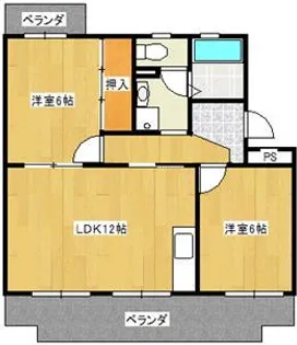 グレース・ヴィラII【1階】の間取り