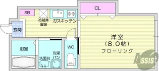 アスコット一本杉1【2階】の間取り