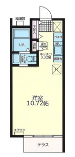 パークハイツ小町【1階】の間取り