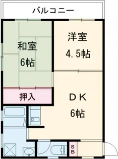 レジデンス・マキノ【4階】の間取り