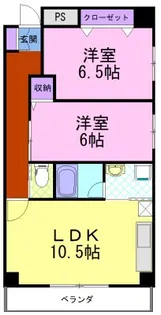 ロータスマーシュ元今泉【2階】の間取り