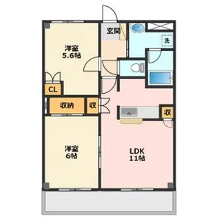 アメニティパークC【3階】の間取り