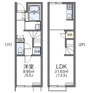 レオネクストヴィラージュ【1階】の間取り