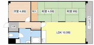 メゾンニシムラ近江八幡【2階】の間取り
