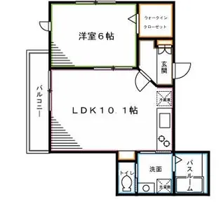 東京都杉並区成田西2【マンション】の間取り