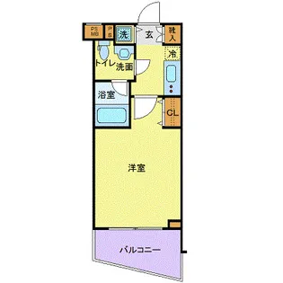 デュオステージサンシャイン60通り【7階】の間取り