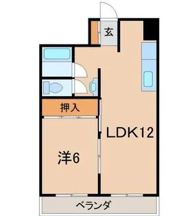 ハイジ―松山【3階】の間取り