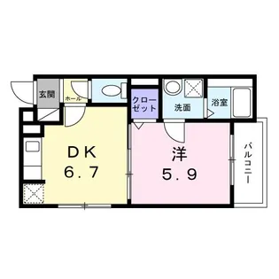 パークタウン東陽町【2階】の間取り