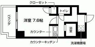 京都府京都市上京区相生町【マンション】の間取り