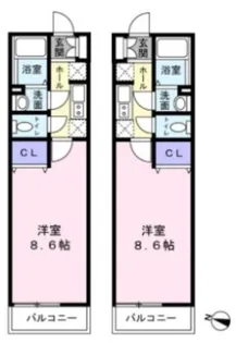 afn-XX【2階】の間取り