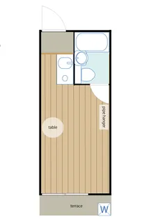 メゾン・ド・カナリ【1階】の間取り