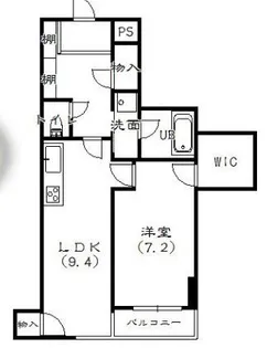 スリーツリーズ【4階】の間取り