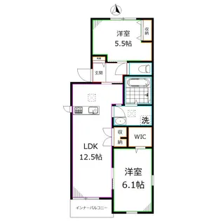 Sirin Kedi シリンケディ【3階】の間取り