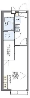 1Kの間取り画像