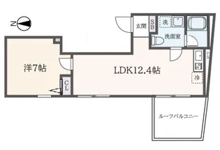 a LATO 世田谷【5階】の間取り