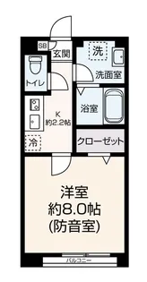 エン・ソーシヤ西落合【2階】の間取り