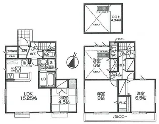 東京都練馬区関町東1【一戸建】の間取り