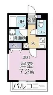 東京都世田谷区松原1【マンション】の間取り
