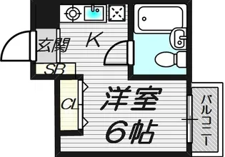 大阪府大阪市東淀川区相川2【マンション】の間取り