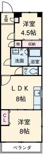 ボナール【2階】の間取り
