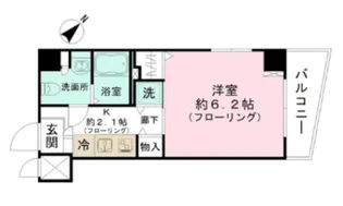 東京都中央区日本橋浜町1【マンション】の間取り