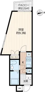 Beverly Homes 下赤塚【6階】の間取り