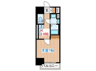 Brighton East【4階】の間取り