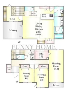 ミューク野沢の間取り