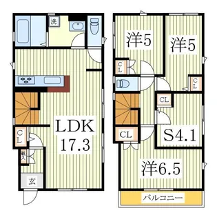 千葉県柏市南増尾4【一戸建】の間取り