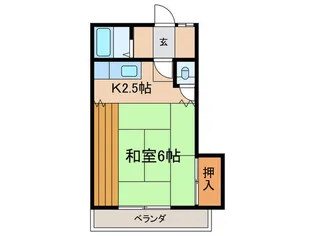 めぞんぶらんしゅ A【2階】の間取り
