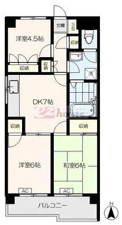 東京都練馬区練馬2【マンション】の間取り