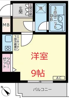 東京都品川区豊町4【マンション】の間取り