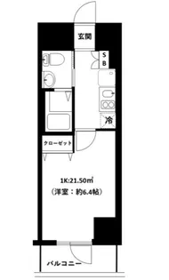 グランリーヴェル横濱NOEL【4階】の間取り