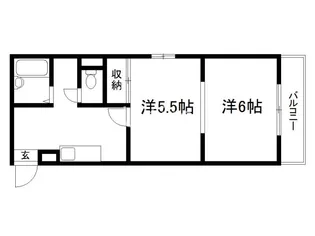 シギハイツ竹田【3階】の間取り