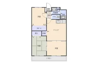 メゾンヴィサージュ2【1階】の間取り