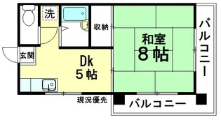 東京都荒川区西日暮里2【マンション】の間取り
