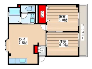 幸レジデンス【2階】の間取り
