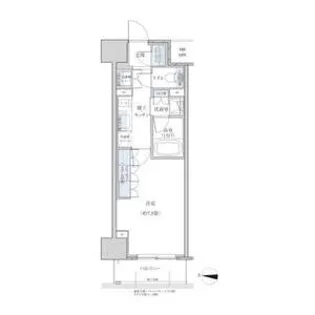 パークアクシス名駅南グランデ【1階】の間取り