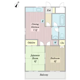 グリーンヒル沼南【1階】の間取り